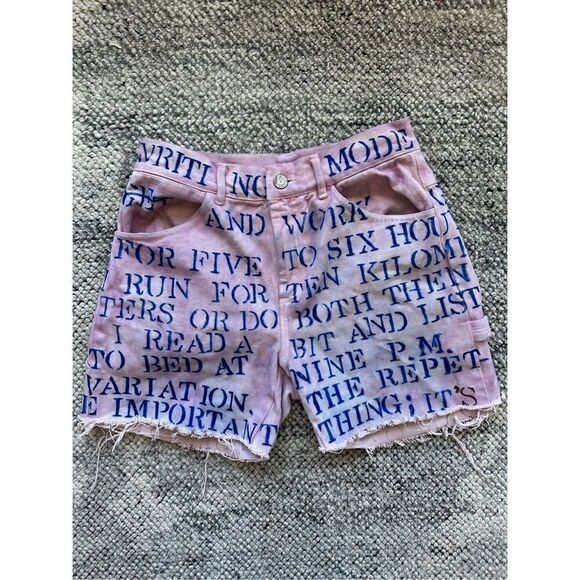 Brandy Melville John Galt High Waist Dyed Shorts - Picture 1 of 8